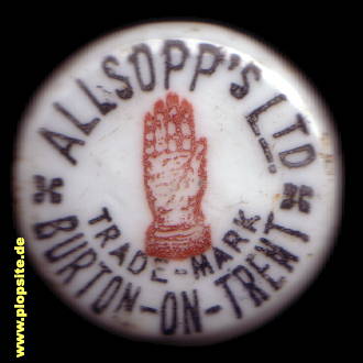 Bügelverschluss aus: Allsopp & Sons Ltd., Burton upon Trent, Großbritannien