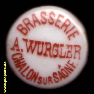 Bügelverschluss aus: Brasserie Wurgler, Poillot-Lesne, Chalon - sur - Saône, Frankreich