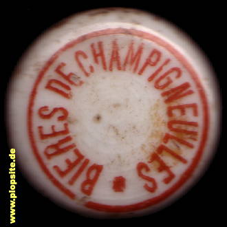 Bügelverschluss aus: Grandes Brasseries-Malteries de Champigneulles S.A., Champigneulles, Frankreich