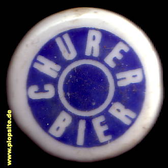 Bügelverschluss aus: Calandra Brauerei, Chur, Coire, Cuira, Schweiz