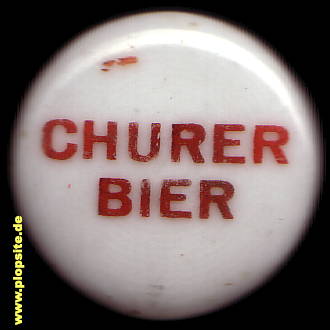 Bügelverschluss aus: Calandra Brauerei, Chur, Coire, Cuira, Schweiz