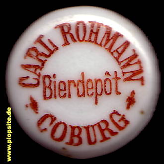 B�ügelverschluss aus: Coburg, Carl Rohmann Bierdepot,  DE, unbekannt, Deutschland