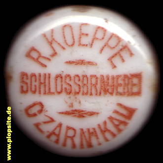 Bügelverschluss aus: Schloßbrauerei R. Koeppe, Czarnikau, Czarnków, Scharnikau, Polen