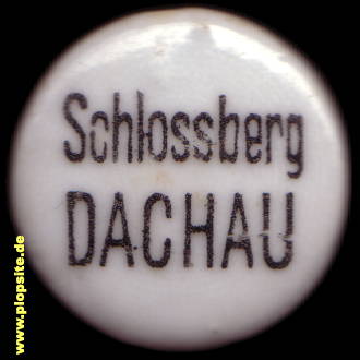 Picture of a ceramic Hutter stopper from: Schloßberg Brauerei  , Dachau, Germany