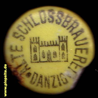 Picture of a ceramic Hutter stopper from: Alte Schloßbrauerei , Danzig, Gdańsk, Poland