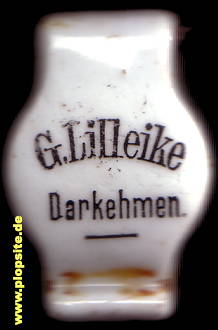 BŸügelverschluss aus: Brauerei Gustave Lilleike, Darkehmen, Osjorsk, Озёрск, Russland