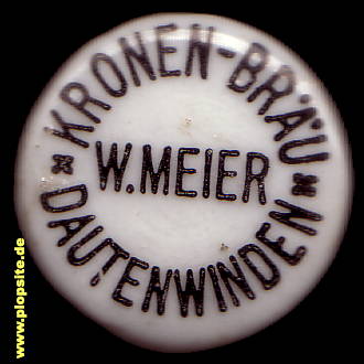 Obraz porcelany z: Kronen Bräu Meier, Dautenwinden, Ansbach, Niemcy