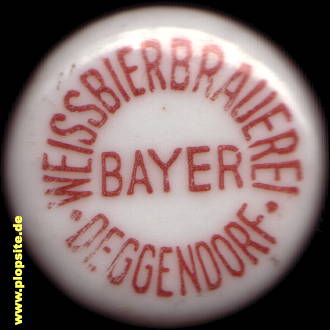 Bügelverschluss aus: Weißbierbrauerei Bayer, Deggendorf, Deutschland