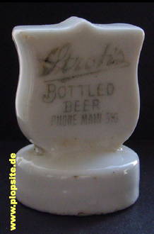 Picture of a ceramic Hutter stopper from: Stroh Brewing Co., 