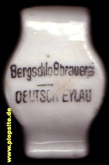 Bügelverschluss aus: Bergschloßbrauerei, C. Tolcksdorff, Deutsch Eylau, Iława, Polen