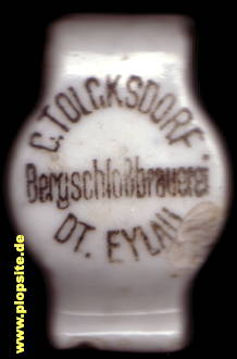 Bügelverschluss aus: Bergschloßbrauerei, C. Tolcksdorff, Deutsch Eylau, Iława, Polen