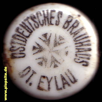 Bügelverschluss aus: Ostdeutsches Brauhaus GmbH, Deutsch Eylau, Iława, Polen