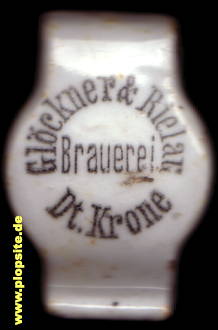 Bügelverschluss aus: Brauerei Glöckner & Rielau, Deutsch Krone, Wałcz, Polen