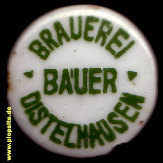 BŸügelverschluss aus: Brauerei Bauer, Distelhausen, Tauberbischofsheim, Deutschland
