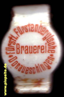 Bügelverschluss aus: Fürstlich Fürstenbergische Brauerei , Donaueschingen, Deutschland