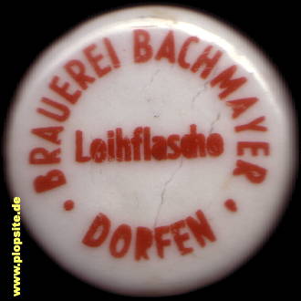 Bügelverschluss aus: Brauerei Bachmayer  , Dorfen, Deutschland