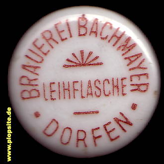 Bügelverschluss aus: Brauerei Bachmayer, Dorfen, Deutschland