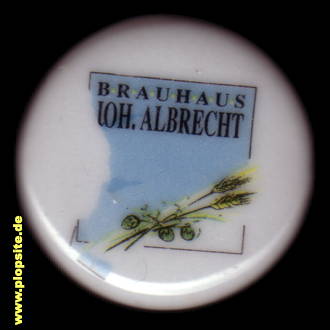 BÜgelverschluss aus: Brauhaus Albrecht, Soltau, Düsseldorf, Hamburg, Bielefeld, Konstanz, Dortmund, Deutschland