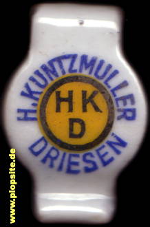BŸügelverschluss aus: Brauerei Hermann Kuntzmüller, Driesen, Drezdenko, Polen