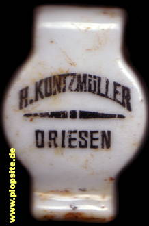 Bügelverschluss aus: Brauerei Hermann Kuntzmüller, Driesen, Drezdenko, Polen