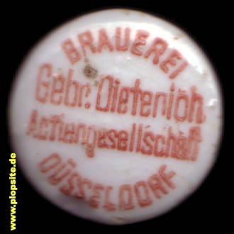 Bügelverschluss aus: Brauerei Gebrüder Dieterich AG, Düsseldorf, Deutschland