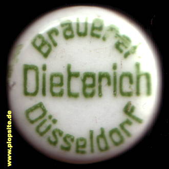 Bügelverschluss aus: Brauerei Gebrüder Dieterich AG, Düsseldorf, Deutschland