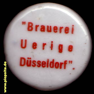 Bügelverschluss aus: Brauerei zum Uerige, Düsseldorf, Deutschland