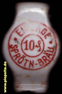 Bügelverschluss aus: Sprötn Brauerei, Eger, Cheb, Tschechien