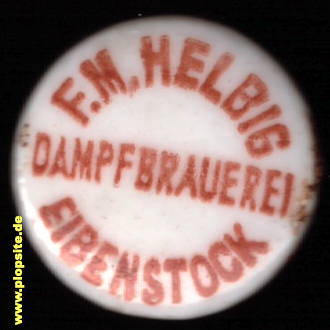 BŸügelverschluss aus: Dampfbrauerei F.M. Helbig, Eibenstock, Deutschland