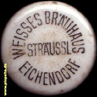 Bügelverschluss aus: Weißes Brauhaus Sträussel, Eichendorf, Deutschland