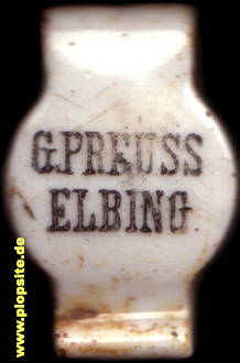 Bügelverschluss aus: Brauerei Gustav Preuss, Elbing, Elbląg, Polen