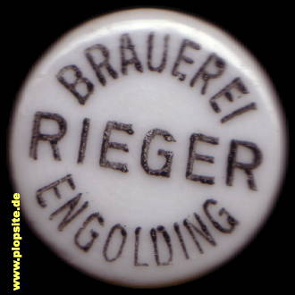 BŸügelverschluss aus: Brauerei Rieger, Engolding, Buchbach, Deutschland