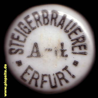 Bügelverschluss aus: Steigerbrauerei AG, Erfurt, Deutschland