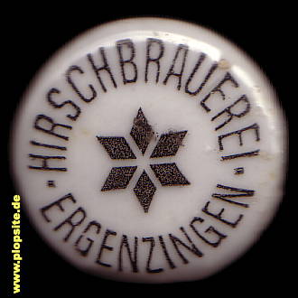 BŸügelverschluss aus: Hirschbrauerei, Ergenzingen, Rottenburg / Neckar, Deutschland