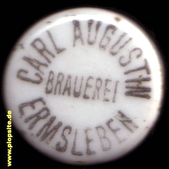 BŸügelverschluss aus: Brauerei Carl Augustin, Ermsleben, Falkenstein / Harz-Ermsleben, Deutschland