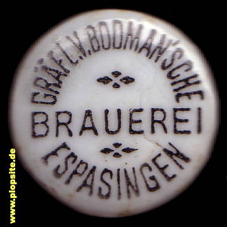 BŸügelverschluss aus: Gräfliche von Bodmansche Brauerei, Espasingen, Stockach, Deutschland