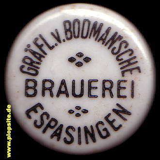 Bügelverschluss aus: Gräfliche von Bodmansche Brauerei, Espasingen, Stockach, Deutschland