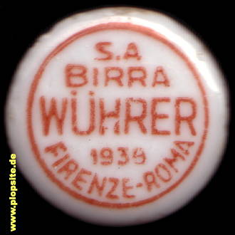 Bügelverschluss aus: Birra Wührer S.p.A., Firenze, Florenz, Italien