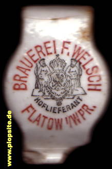 Bügelverschluss aus: Lagerbierbrauerei Franz Welsch, Flatow, Złotów, Polen