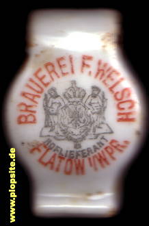 Bügelverschluss aus: Lagerbierbrauerei Franz Welsch, Flatow, Złotów, Polen