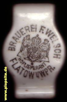 Bügelverschluss aus: Lagerbierbrauerei Franz Welsch, Flatow, Złotów, Polen