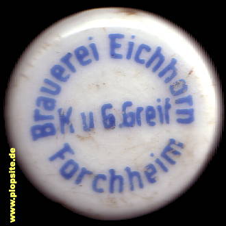 BŸügelverschluss aus: Brauerei Eichhorn Greif, Forchheim, Deutschland