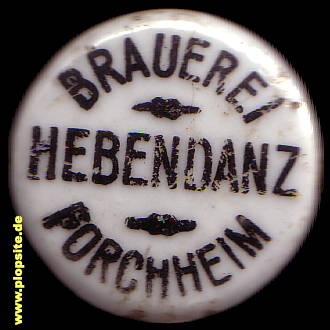 Bügelverschluss aus: Brauerei Hebendanz, Forchheim, Deutschland