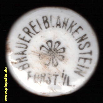 Bügelverschluss aus: Brauerei Kurt Blankenstein, Forst / Lausitz, Deutschland