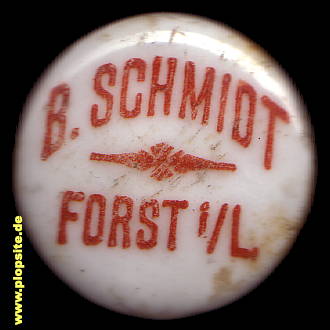 BŸügelverschluss aus: Brauerei B. Schmidt, Forst / Lausitz, Deutschland