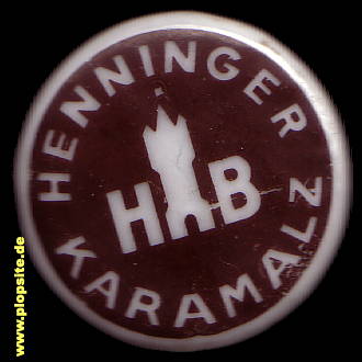 BÜgelverschluss aus: Henninger Brauerei Karamalz HB, Frankfurt / Main, Deutschland