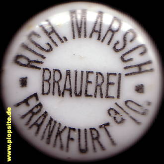 Bügelverschluss aus: Brauerei Richard Marsch, Frankfurt / Oder, Deutschland