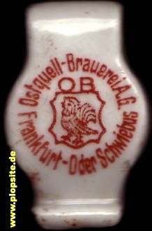BŸügelverschluss aus: Ostquell Brauerei AG, Frankfurt / Oder, Schwiebus, Deutschland