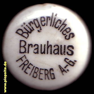 BŸügelverschluss aus: Bürgerliches Brauhaus AG, Freiberg, Příbor, Tschechien