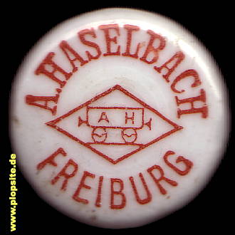 BŸügelverschluss aus: Brauerei A. Haselbach GmbH, Freiburg / Schlesien, Świebodzice, Polen